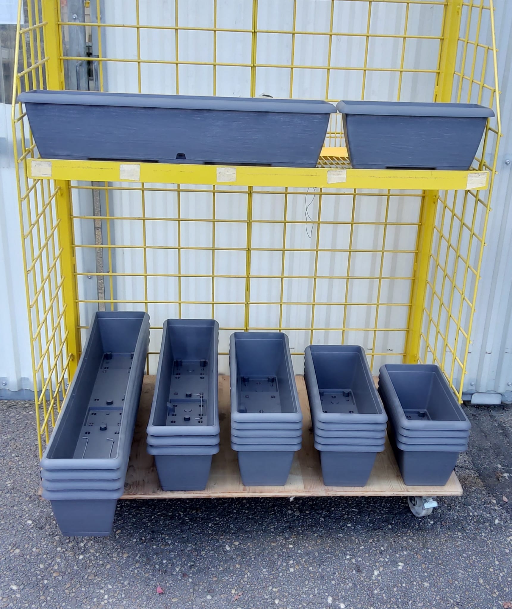 6 Balkonkästen